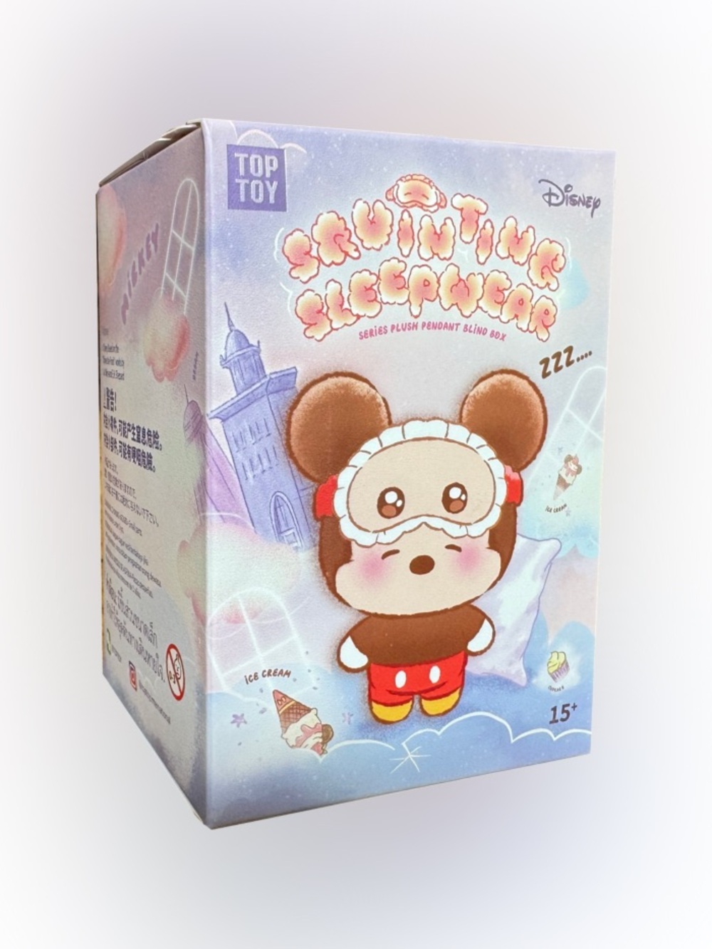 TopToy 😴 Disney Squinting Sleepwear Plush Pendant Keychain Bag Charm Blind Box